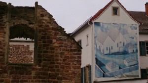 Les vestiges de la synagogue