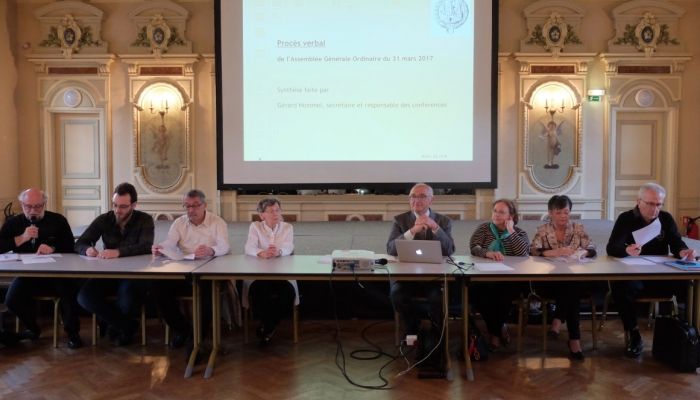 Assemblée Générale ordinaire 2018 du 13 avril à la Salle de la Douane