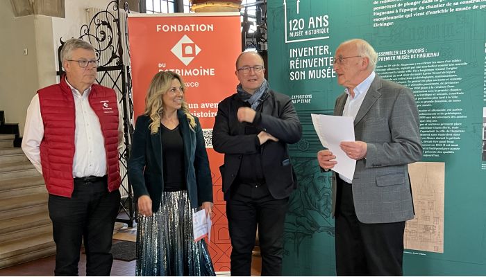Don en soutien aux travaux de rénovation du musée historique Don en soutien aux travaux de rénovation du musée historique