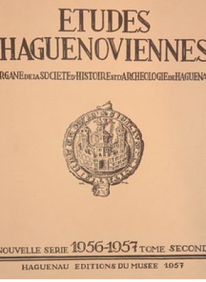 Etudes Haguenoviennes 1956 / 1957