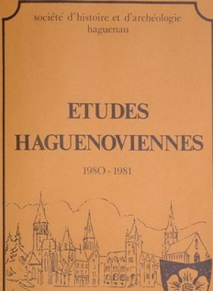 Etudes Haguenoviennes 1980 / 1981